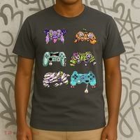 Halloween Video Gaming Controller T-Shirt thumb 3