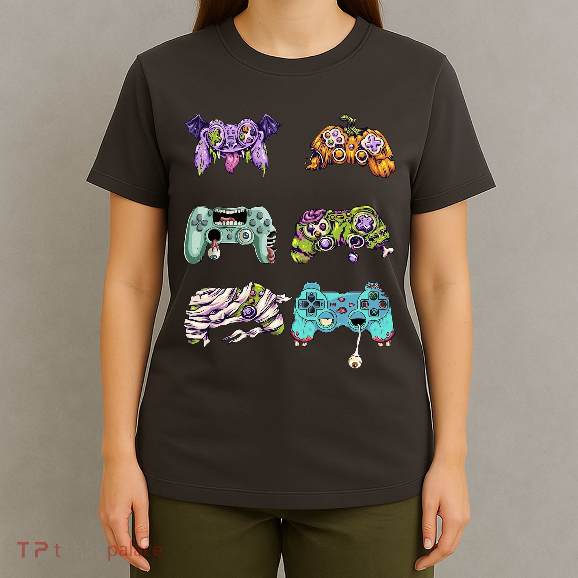 Halloween Video Gaming Controller T-Shirt