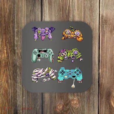 Halloween Video Gaming Controller Coaster