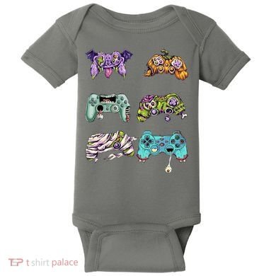 Halloween Video Gaming Controller Baby Bodysuit
