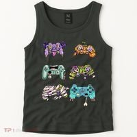 Halloween Video Gaming Controller Tank Top thumb 2