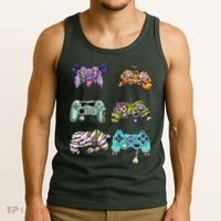 Halloween Video Gaming Controller Tank Top thumb 3