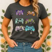 Halloween Video Gaming Controller Women's T-Shirt thumb 2
