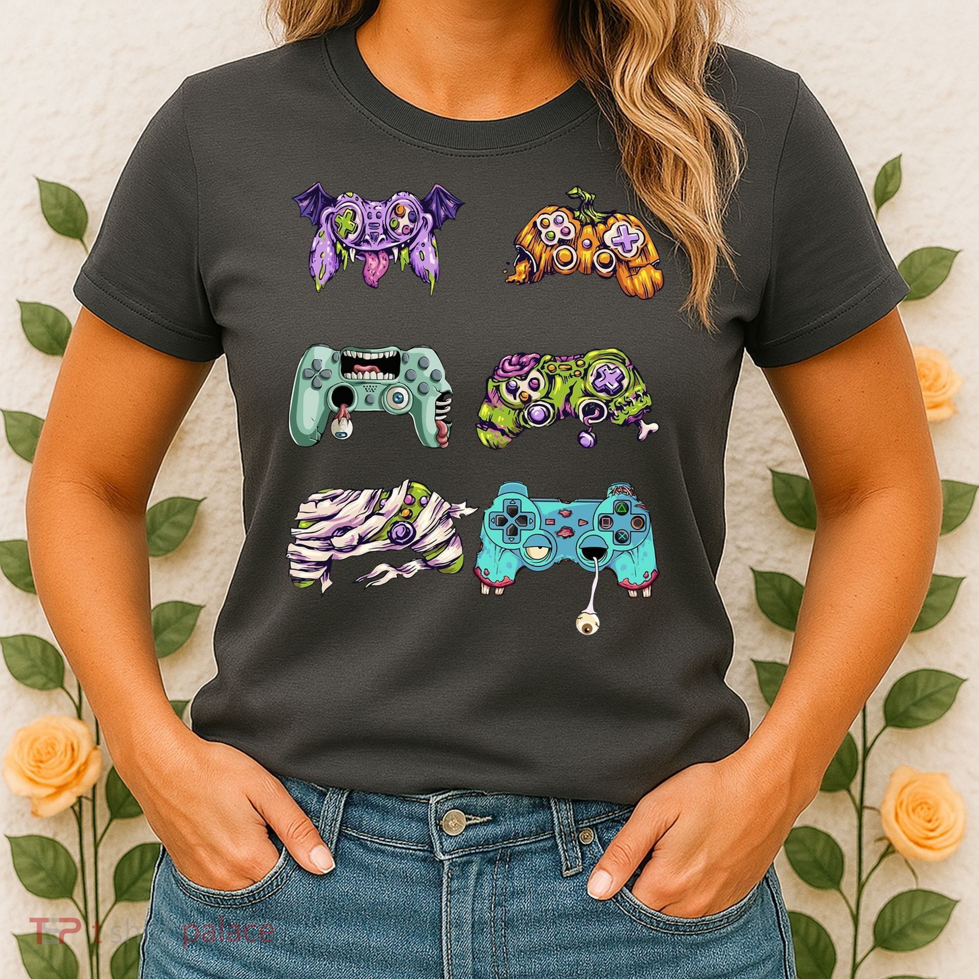 Halloween Video Gaming Controller Women's T-Shirt