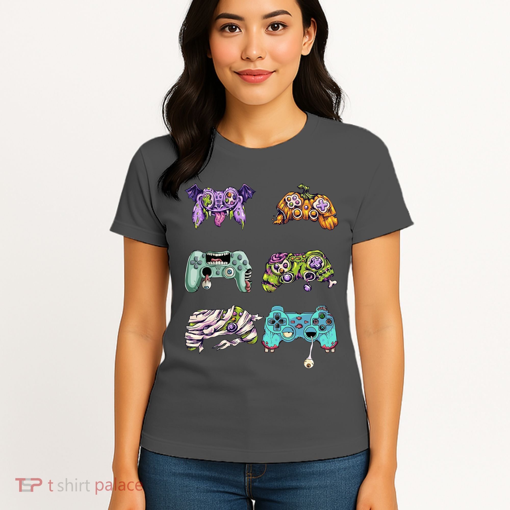 Halloween Video Gaming Controller Women's T-Shirt