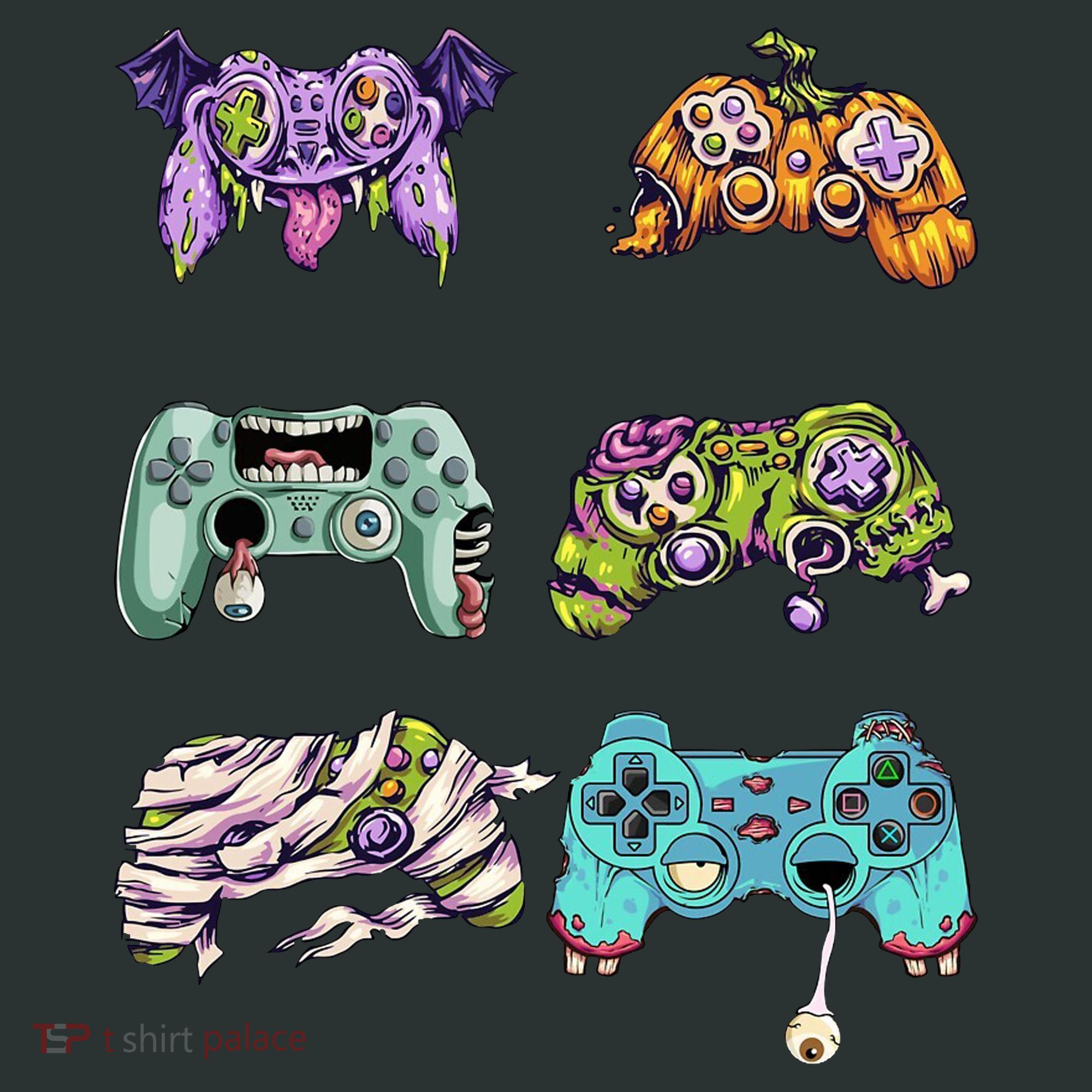 Halloween Video Gaming Controller Women's T-Shirt