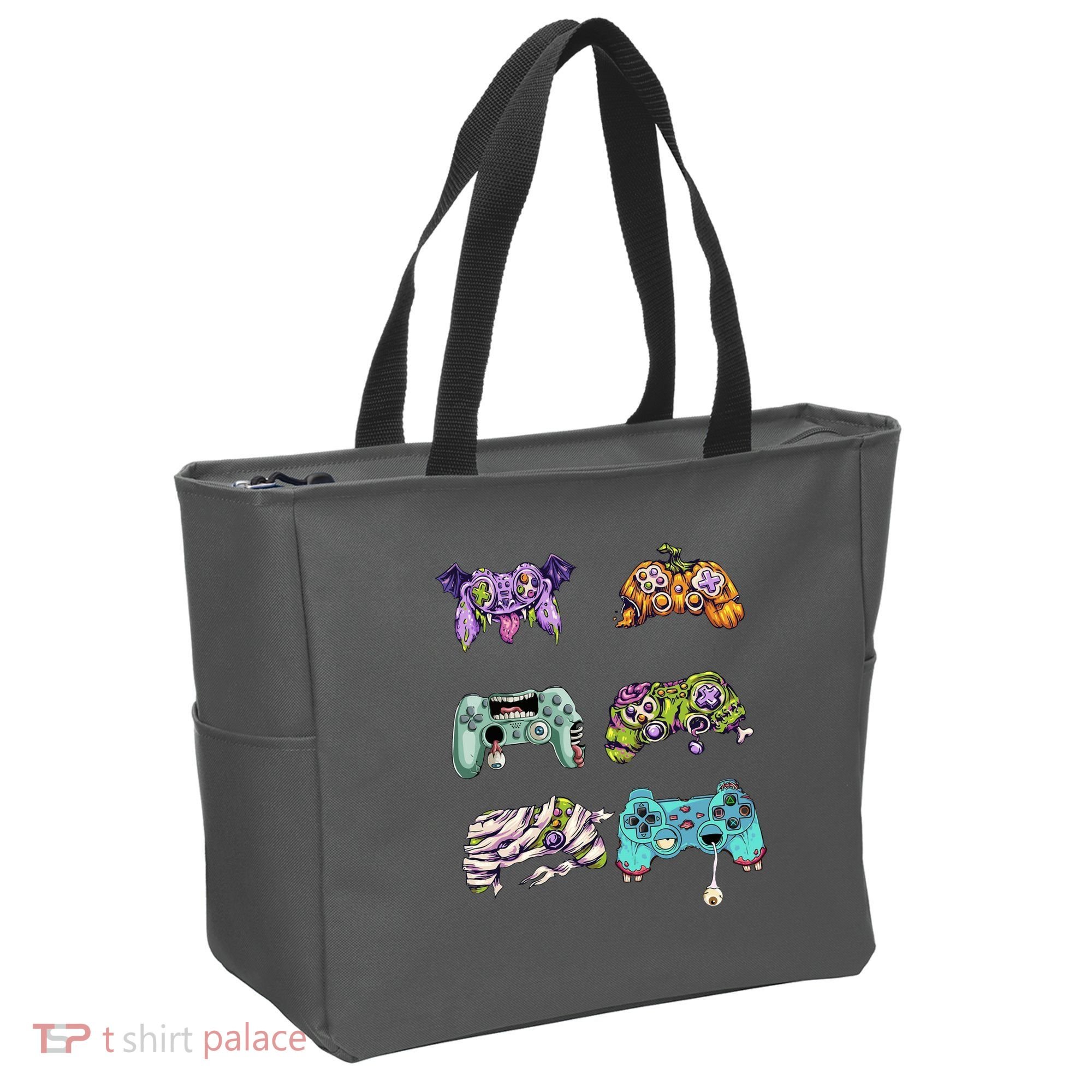 Halloween Video Gaming Controller Tote Bag