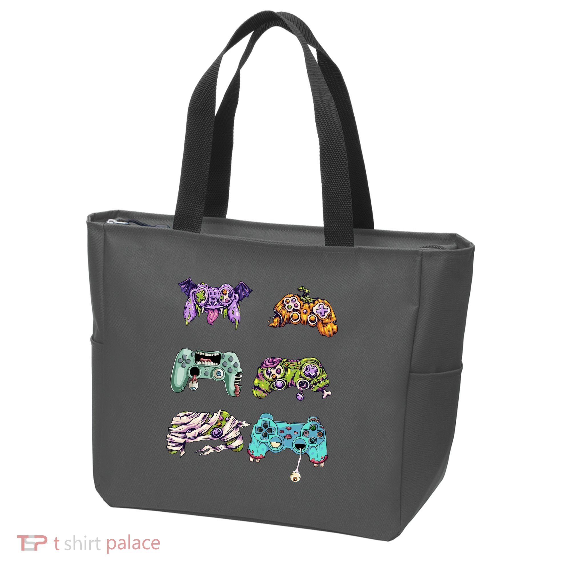 Halloween Video Gaming Controller Tote Bag
