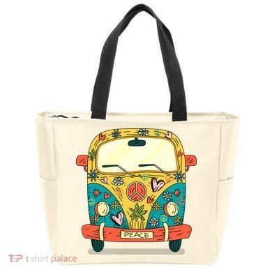 Hippie Van Tote Bag