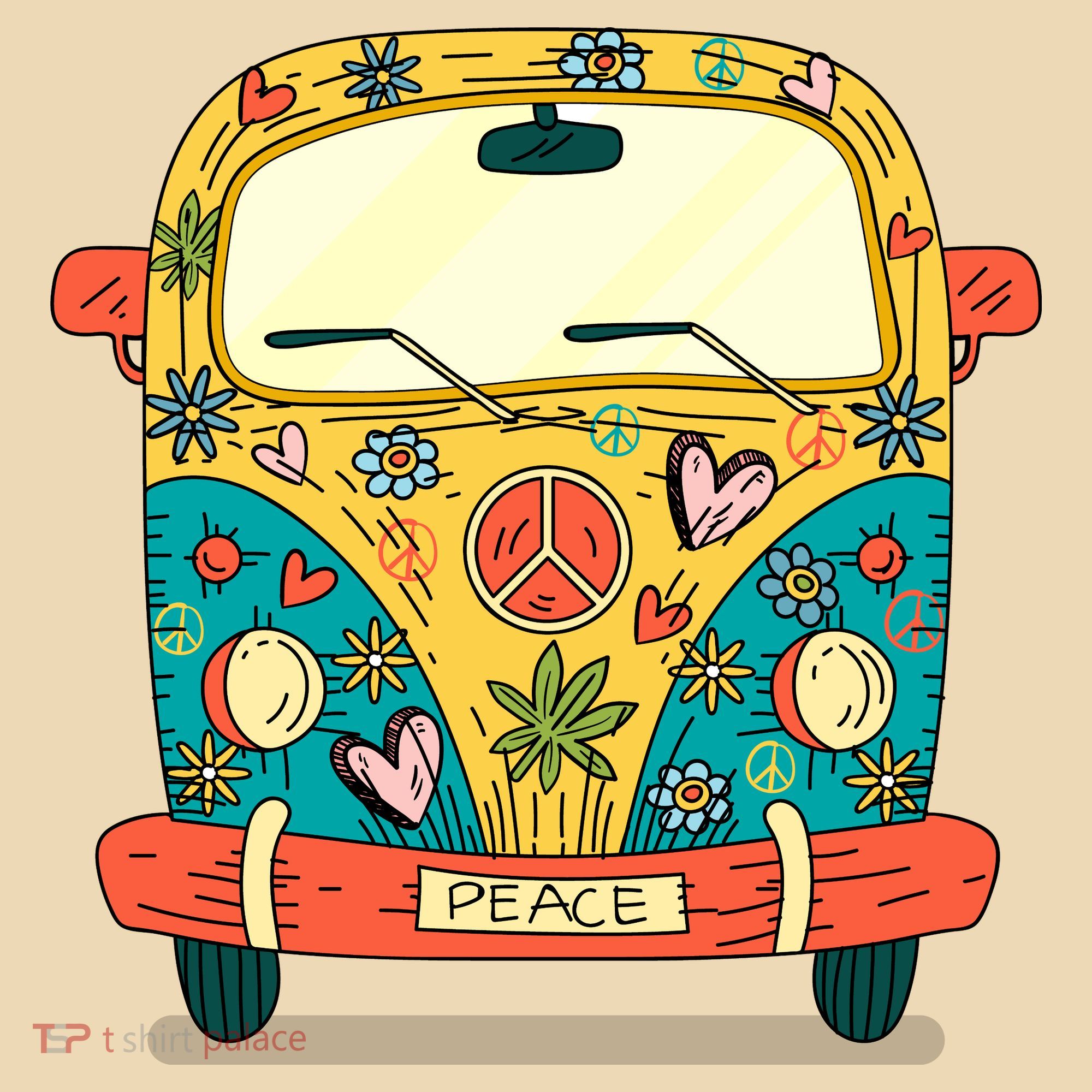 Hippie Van Tote Bag