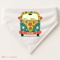 Hippie Van USA-Made Doggie Bandana thumb 0