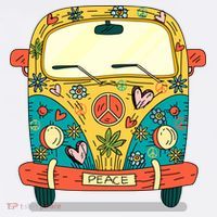 Hippie Van Baby Bodysuit thumb 2