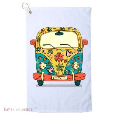 Hippie Van Golf Towel