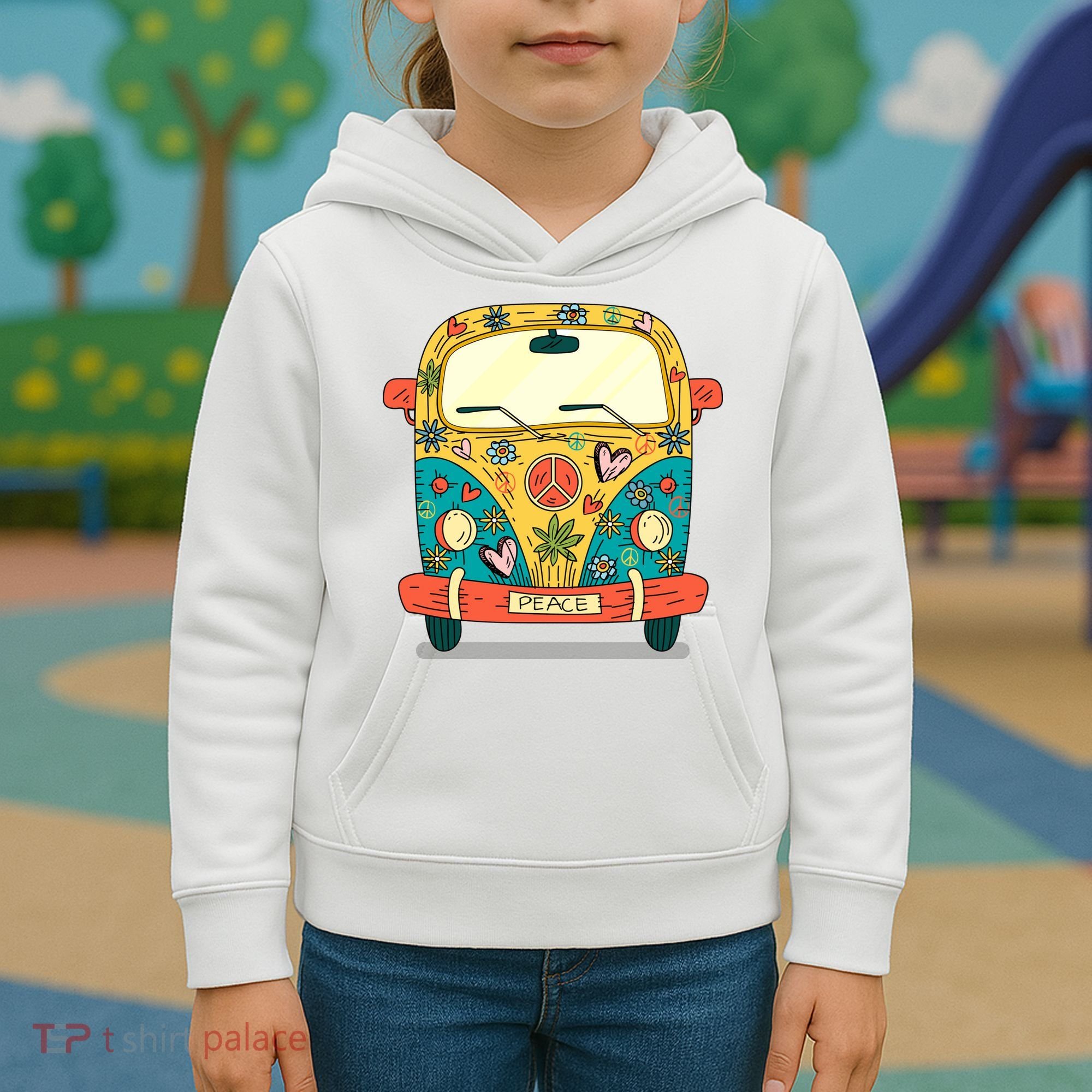 Hippie Van Kids Hoodie