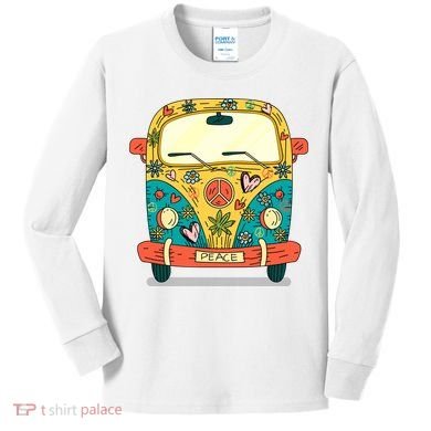 Hippie Van Kids Long Sleeve Shirt