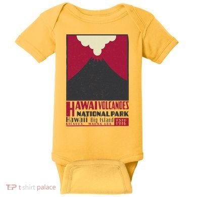 Hawaii Volcanoe National Park Baby Bodysuit