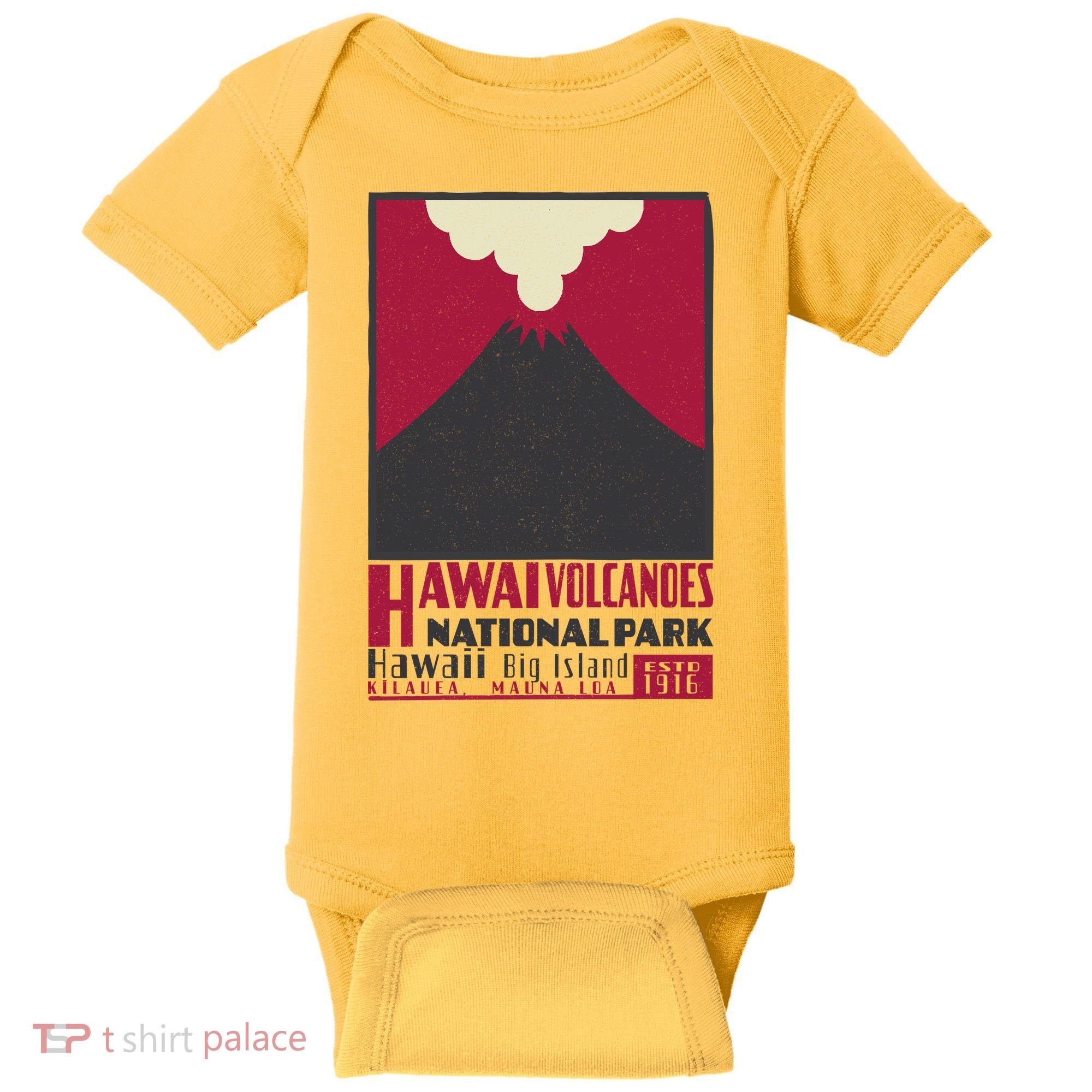 Hawaii Volcanoe National Park Baby Bodysuit