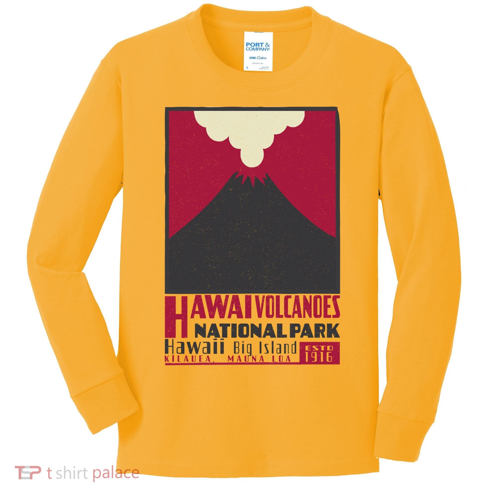 Hawaii Volcanoe National Park Kids Long Sleeve Shirt