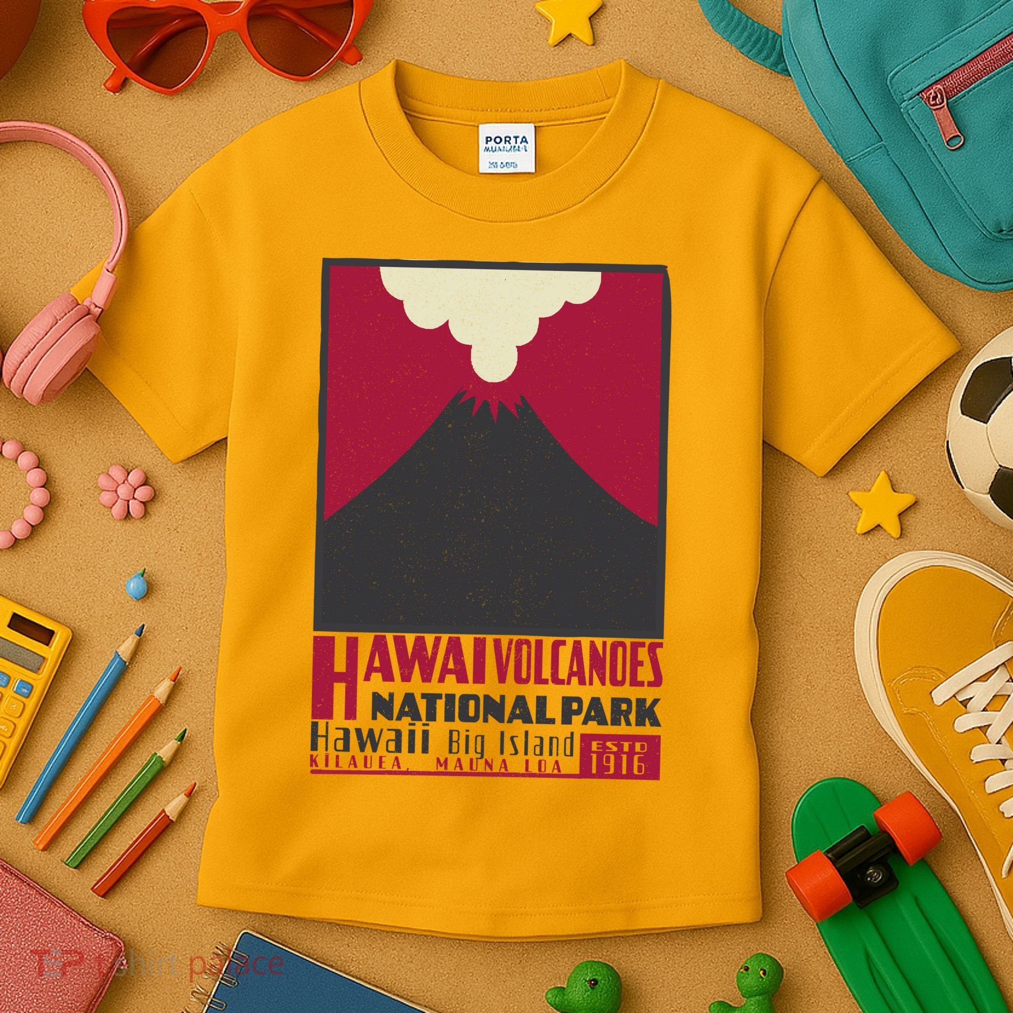 Hawaii Volcanoe National Park Kids T-Shirt