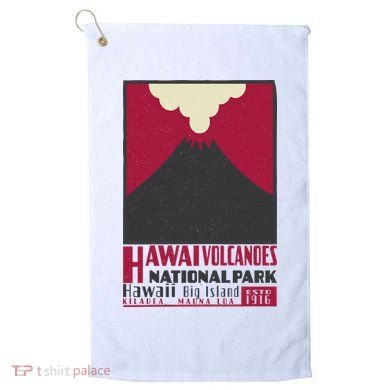 Hawaii Volcanoe National Park Golf Towel