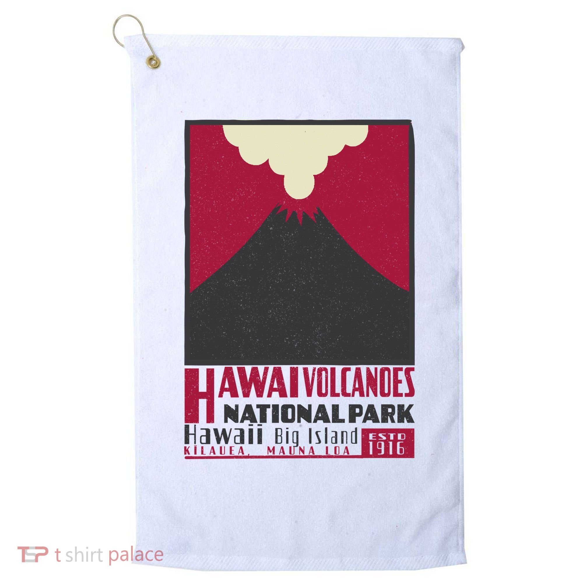 Hawaii Volcanoe National Park Golf Towel