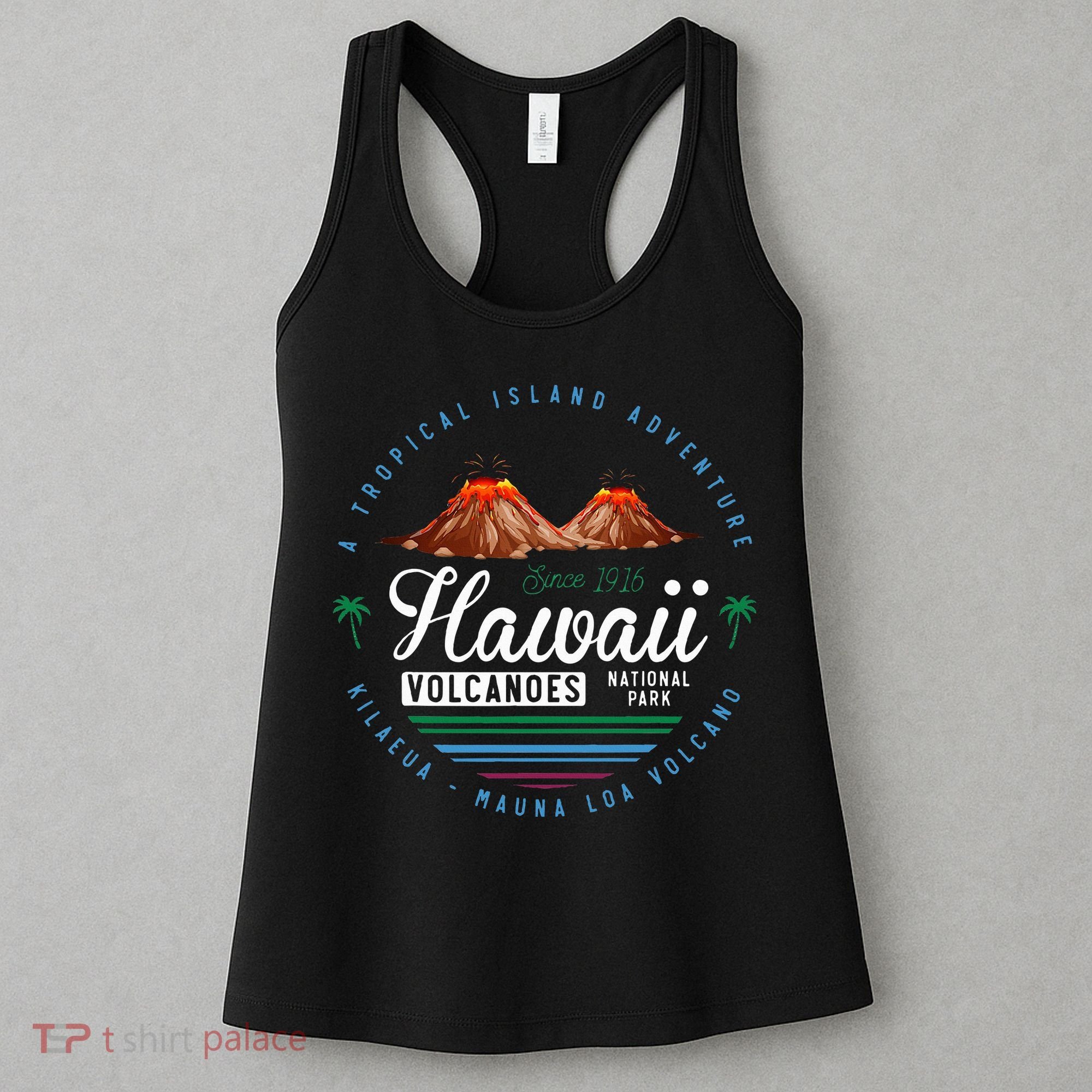 Hawaii Volcanoes National Park Kilauea Mauna Women's Tank Top