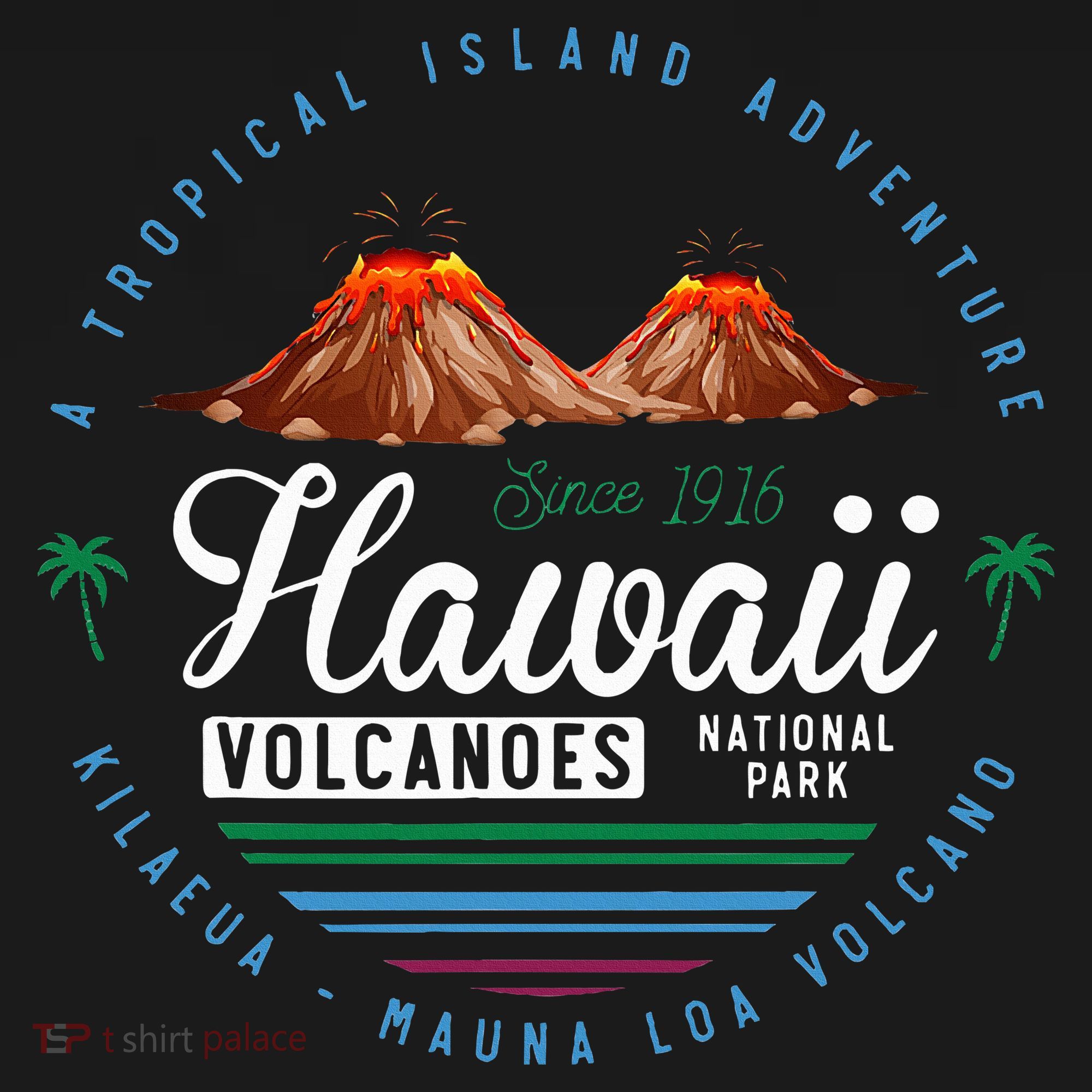 Hawaii Volcanoes National Park Kilauea Mauna Women's Tank Top