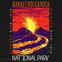 Hawaii Volcanoes National Park Kilauea Volcano Vintage T-Shirt thumb 7