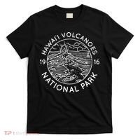 Hawaii Volcanoes National Park Cool White Line Art Outdoor T-Shirt thumb 0