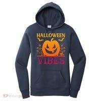Halloween Vibes Pumpkin Halloween Quote Women's Hoodie thumb 0