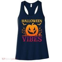 Halloween Vibes Pumpkin Halloween Quote Women's Tank Top thumb 0