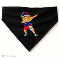 Half Venezuelan Peruvian Venezuela Peru Flag USA-Made Doggie Bandana thumb 0