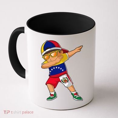 Half Venezuelan Peruvian Venezuela Peru Flag Coffee Mug