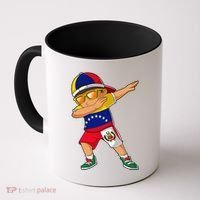 Half Venezuelan Peruvian Venezuela Peru Flag Coffee Mug thumb 0