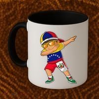Half Venezuelan Peruvian Venezuela Peru Flag Coffee Mug thumb 2