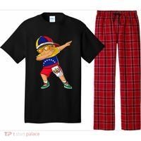 Half Venezuelan Peruvian Venezuela Peru Flag Pajama Set thumb 0