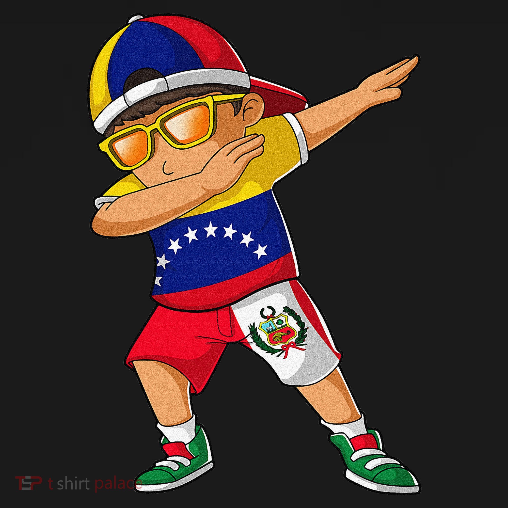 Half Venezuelan Peruvian Venezuela Peru Flag Mousepad