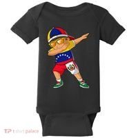 Half Venezuelan Peruvian Venezuela Peru Flag Baby Bodysuit thumb 0