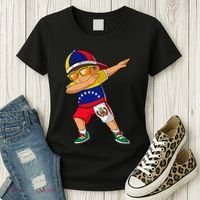 Half Venezuelan Peruvian Venezuela Peru Flag Women's T-Shirt thumb 3