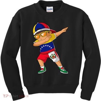 Half Venezuelan Peruvian Venezuela Peru Flag Kids Sweatshirt