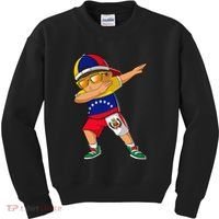 Half Venezuelan Peruvian Venezuela Peru Flag Kids Sweatshirt thumb 0