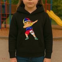 Half Venezuelan Peruvian Venezuela Peru Flag Kids Hoodie thumb 3
