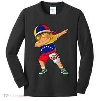 Half Venezuelan Peruvian Venezuela Peru Flag Kids Long Sleeve Shirt thumb 0