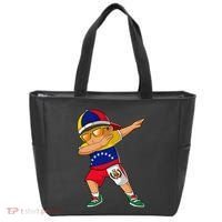 Half Venezuelan Peruvian Venezuela Peru Flag Tote Bag thumb 0