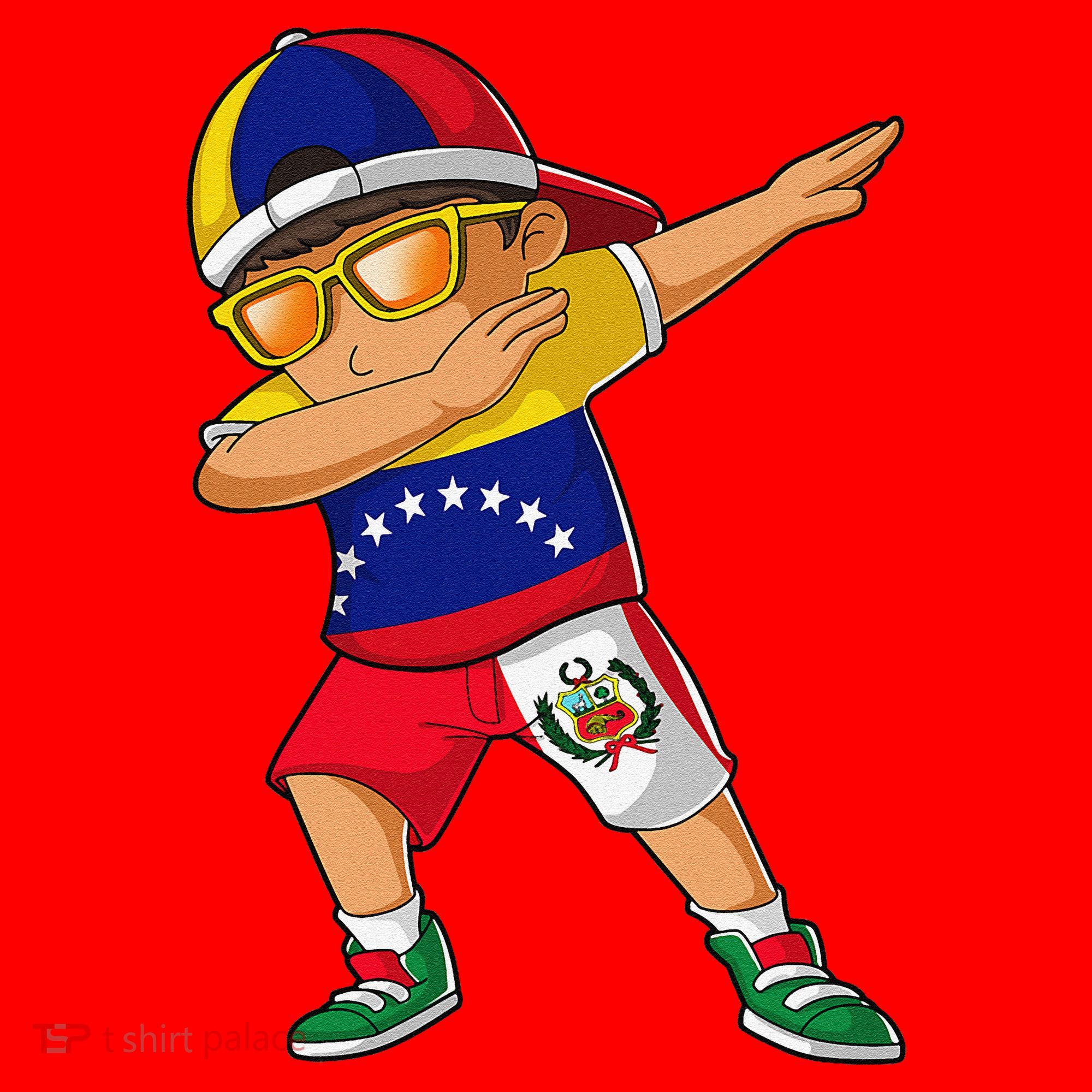 Half Venezuelan Peruvian Venezuela Peru Flag Santa Hat