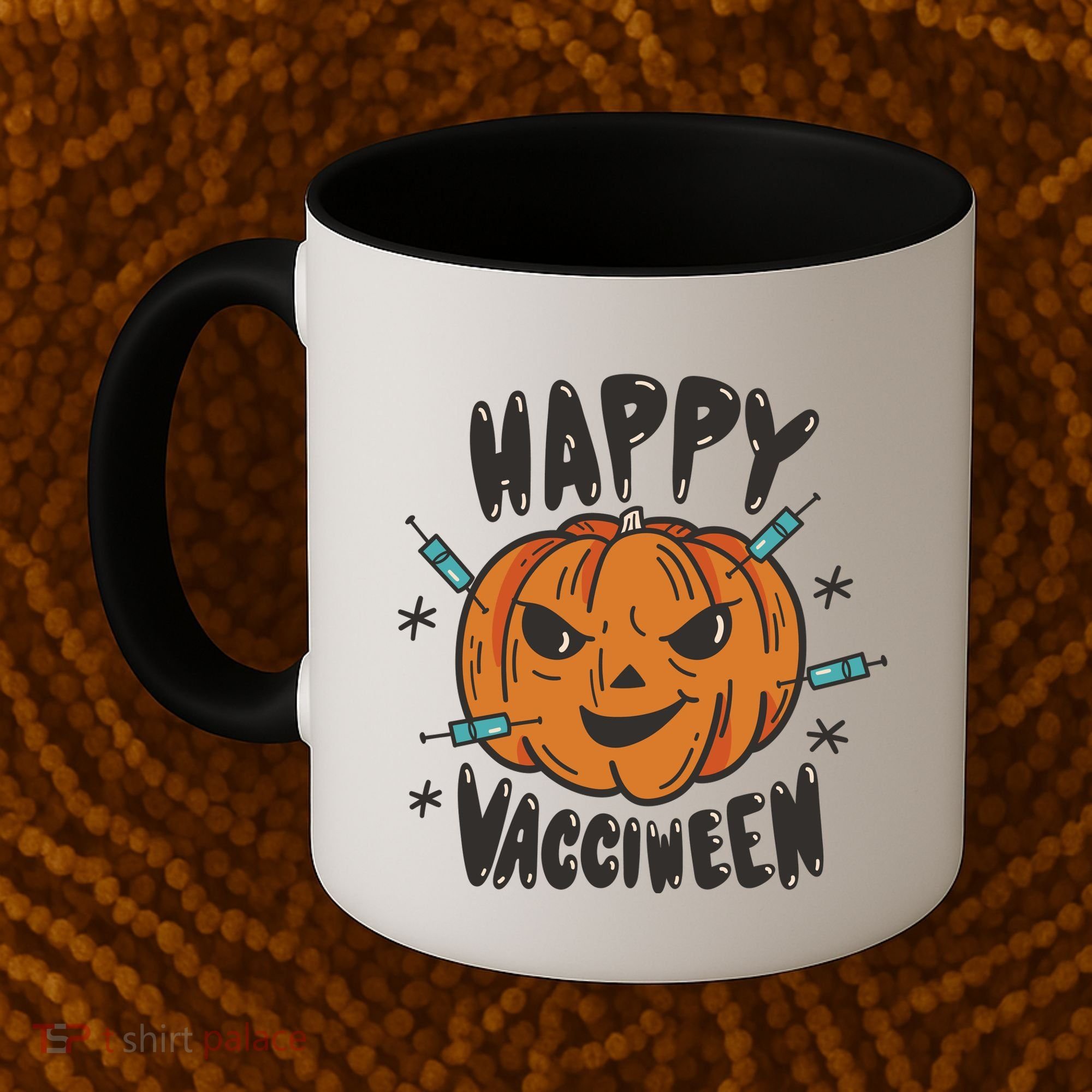 Happy Vacciween Pumpkin Coffee Mug