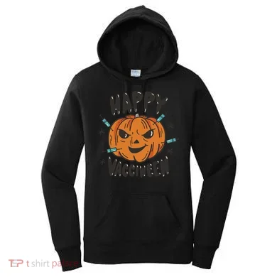 Happy Vacciween Pumpkin Women's Hoodie