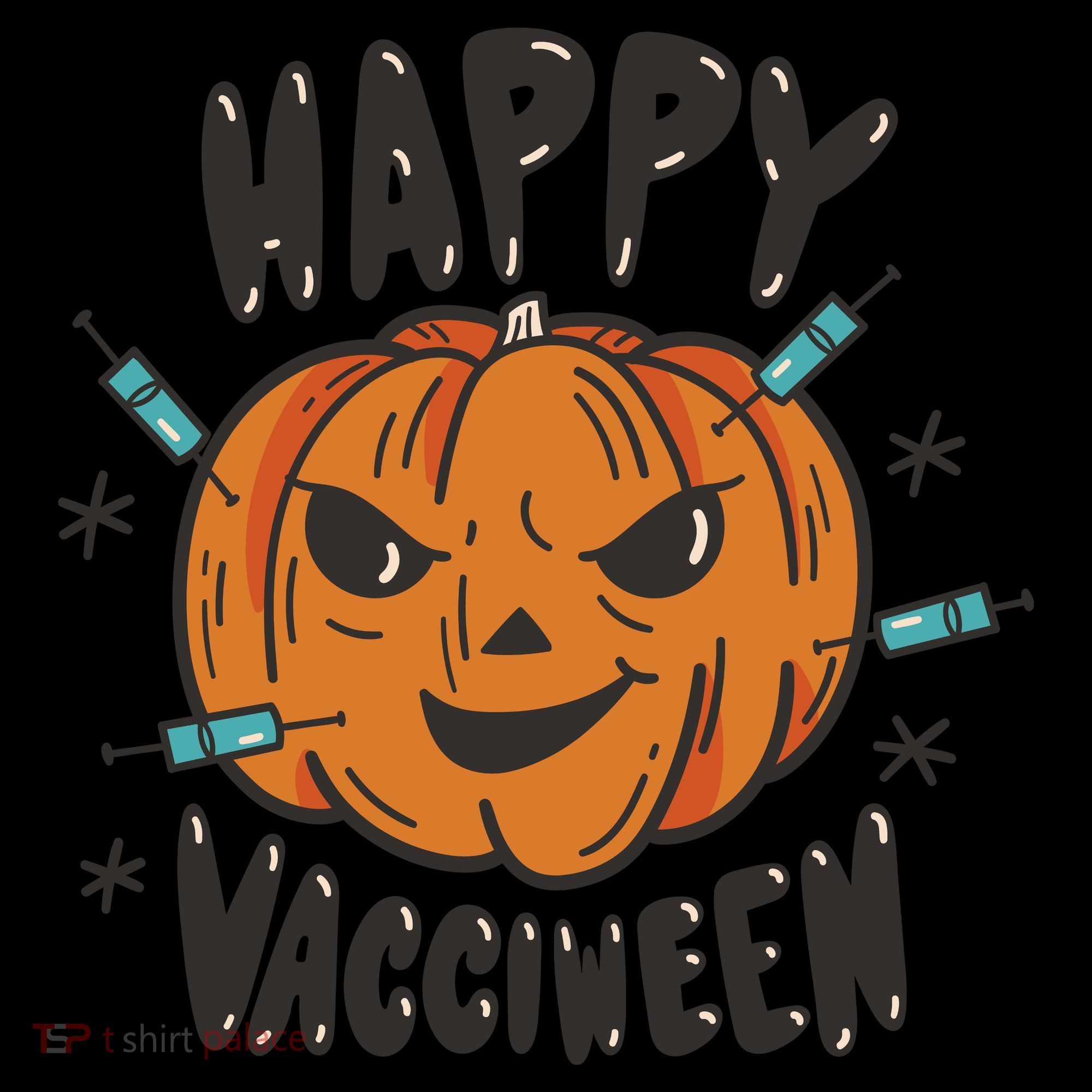 Happy Vacciween Pumpkin Women's Hoodie