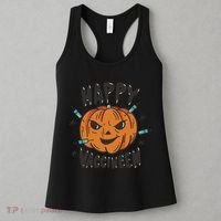 Happy Vacciween Pumpkin Women's Tank Top thumb 3