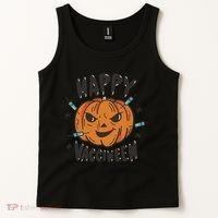 Happy Vacciween Pumpkin Tank Top thumb 2